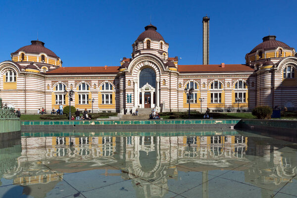 SOFIA, BULGARIA - APRIL 1, 2017: Central Mineral Bath - History Museum of Sofia
