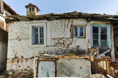 Eski ev ve ahşap yüzyıllarda Panagia Köyü, Thassos Adası