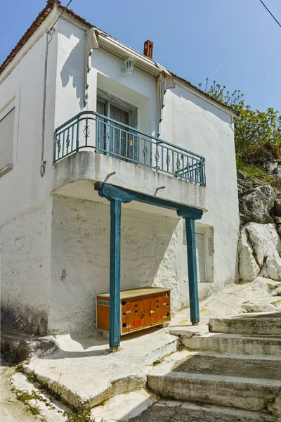 Vieilles maisons dans la ville de Thassos Macédoine orientale et Thrace — Photo