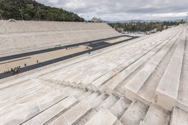 Atény, Řecko - 20 ledna 2017: Panathénajského stadionu nebo kallimarmaro v Athens, Řecko — Stock fotografie