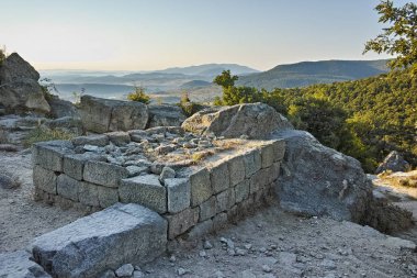 Görünüm Perperikon, Bulgaristan Trakya antik kenti şaşırtıcı