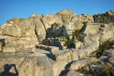 Görünüm Perperikon, Bulgaristan Trakya antik kenti şaşırtıcı