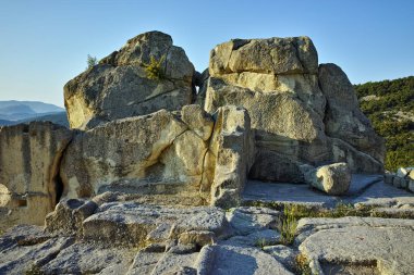 Görünüm Perperikon, Bulgaristan Trakya antik kenti şaşırtıcı