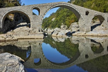 Şeytan'ın Köprüsü, Rodop dağ ve Arda Nehri, Bulgaristan muhteşem görünümü 