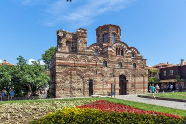 Nessebar, Bulgaristan - 30 Temmuz 2014: kilise İsa Pantokrator Nessebar kasaba, Burgaz bölge