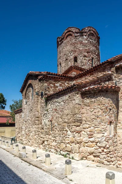 Nessebar, Bulgária - 2014. július 30.: a Szent Janós templom, Neszebár, Burgas régió — Stock Fotó
