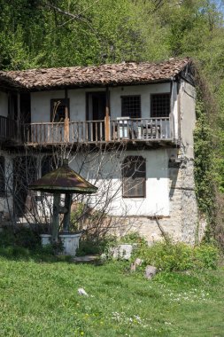 Başkalaşım Manastırı, Veliko Tarnovo, Bulgaristan - 9 Nisan 2017: Tanrı, Bulgaristan kutsal başkalaşım Ortaçağ manastır