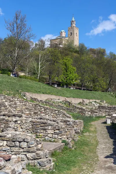 벨 리코 타 르노 보 불가리아-9 4 월 2017: 두 번째 불가리아 제국 중세 요새 Tsarevets, 불가리아의 수도의 유적 — 스톡 사진