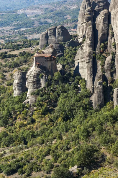 Increíble paisaje de formación de rocas cerca de Meteora —  Fotos de Stock