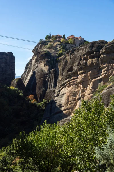 Increíble paisaje de formación de rocas cerca de Meteora —  Fotos de Stock