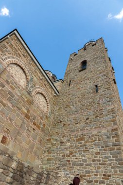 Veliko Tarnovo, Bulgaristan - 9 Nisan 2017: ikinci Bulgar İmparatorluğu Ortaçağ Kalesi Tsarevets başkenti kalıntıları