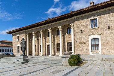 Kovachevtsy, Bulgaristan - 9 Ekim 2016: müze ve anıt komünist lider Georgi Dimitrov Köyü Kovachevtsi, Bulgaristan