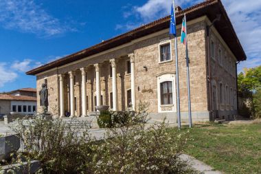 Kovachevtsy, Bulgaristan - 9 Ekim 2016: müze ve anıt komünist lider Georgi Dimitrov Köyü Kovachevtsi, Bulgaristan