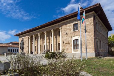 Kovachevtsy, Bulgaristan - 9 Ekim 2016: müze ve anıt komünist lider Georgi Dimitrov Köyü Kovachevtsi, Bulgaristan