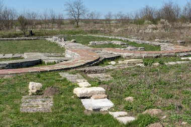 İlk Bulgar İmparatorluğu Ortaçağ Kalesi Pliska, Bulgaristan başkenti kalıntıları