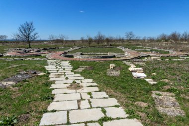 İlk Bulgar İmparatorluğu Ortaçağ Kalesi Pliska, Bulgaristan başkenti kalıntıları