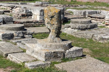 İlk Bulgar İmparatorluğu Ortaçağ Kalesi Pliska, Bulgaristan başkenti kalıntıları