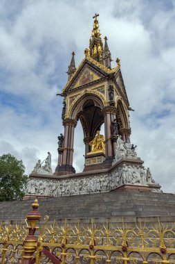 Londra, İngiltere - 18 Haziran 2016: Prens Albert Memorial, Londra