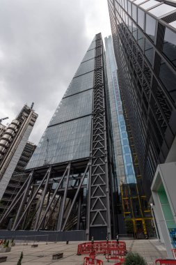 Londra, İngiltere - 18 Haziran 2016: işletme binası Londra'da şehir görünümünü şaşırtıcı