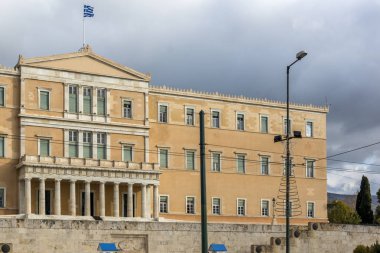 Atina, Yunanistan - 20 Ocak 2017: Atina'da Yunan Parlamentosu