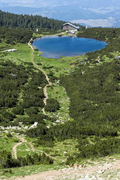 Úžasná krajina kolem Bezbog jezera, pohoří Pirin — Stock fotografie
