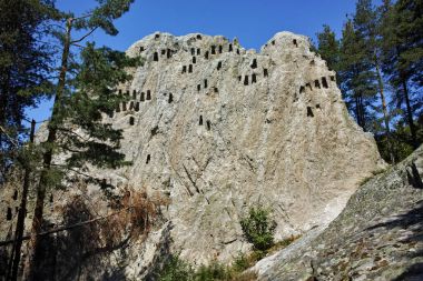 Antika Trakyalı'nın kutsal alan kartal kayalar Ardino kasaba, Kırcaali bölgesi yakınındaki,