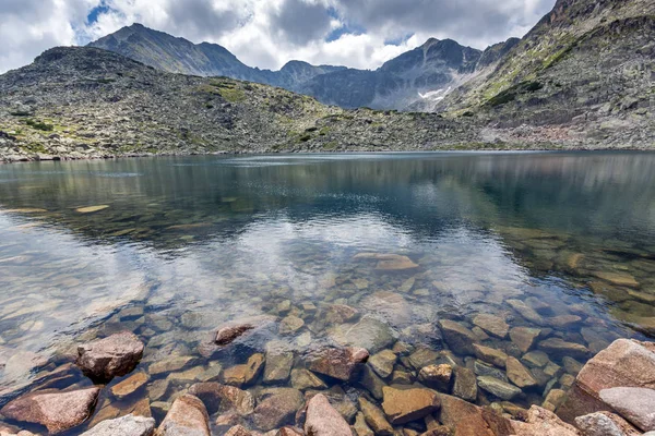 Amazing Panoramic view of Musalenski lakes and Musala peak,  Bulgaria — Stock Photo, Image