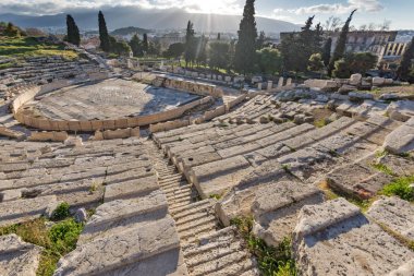 Atina akropolisi Dionysos Tiyatrosu kalıntıları