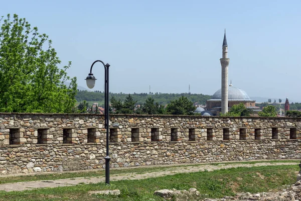 Skopje, Macedónia - 2017. május 13.: Skopje erőd (Kale erőd) az Old Town — Stock Fotó