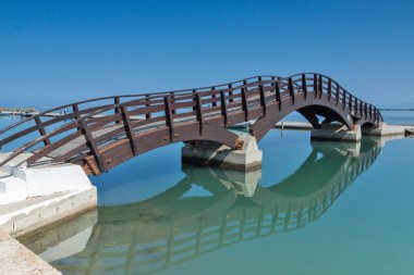 Lefkada Town, Yunanistan - 17 Temmuz 2014: Panoramik Lefkada Town, Ionian Islands set of