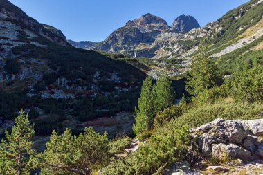 Şaşırtıcı panorama Malyovitsa tepe, Rila Dağı