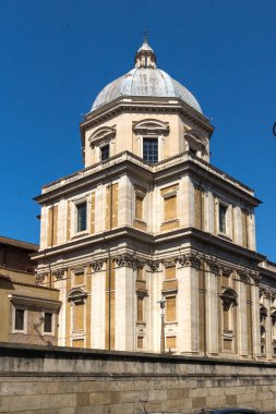 Rome, İtalya - 22 Haziran 2017: Basilica Papale di Santa Maria Maggiore Roma'da görünümünü şaşırtıcı