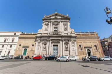 Rome, İtalya - 22 Haziran 2017: Chiesa di Santa Susanna alle Terme di Diocleziano Roma'da görünümünü şaşırtıcı,