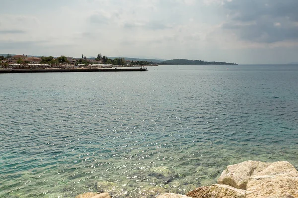 Panoramik Nikiti Beach adlı Sithonia Yarımadası, Chalkidiki, orta Makedonya