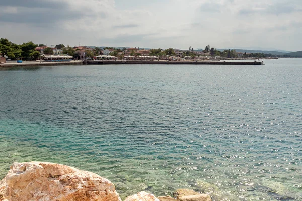 Panoramik Nikiti Beach adlı Sithonia Yarımadası, Chalkidiki, orta Makedonya