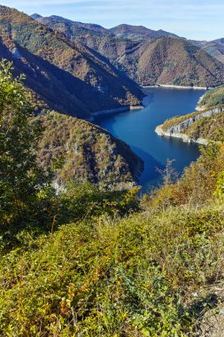 Tsankov kamak depo, Paşmaklı bölgesi sonbahar Panoramic görünümü