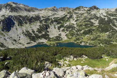 Panoramik Banderitsa Balık Gölü, Pirin Dağı