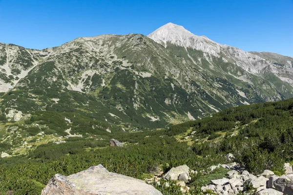 Paisaje con Hvoynati y Vihren Peak, Montaña Pirin —  Fotos de Stock