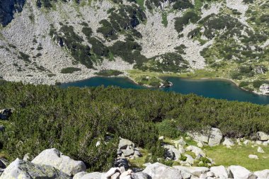 Şaşırtıcı Panorama Banderitsa Balık Gölü, Pirin Dağı