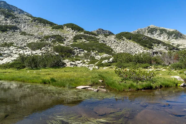 Menakjubkan Panorama danau katak, Pirin Mountain — Stok Foto