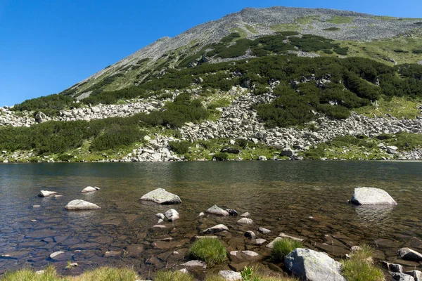 Panorama incredibile del lago di rana, Pirin Mountain — Foto Stock