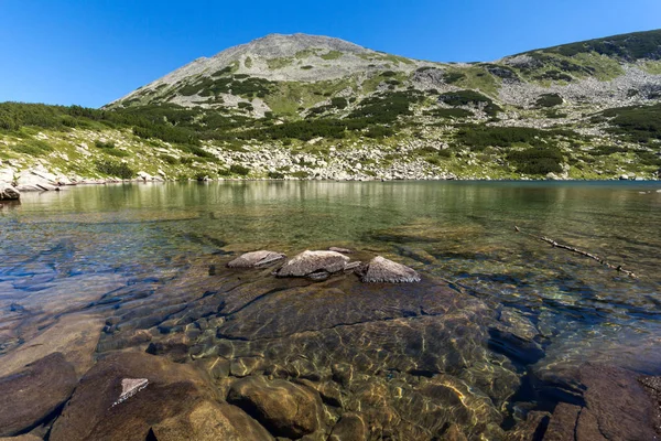 Panorama incredibile di Dalgoto (Il lungo) lago, Pirin Mountain — Foto Stock