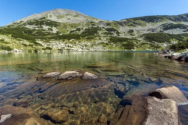 İnanılmaz Dalgoto Panorama (uzun) Gölü, Pirin Dağı — Stok fotoğraf