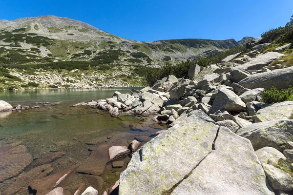 Amazing Panoramic view of Dalgoto (The Long ) lake, Pirin Mountain — Stock Photo, Image