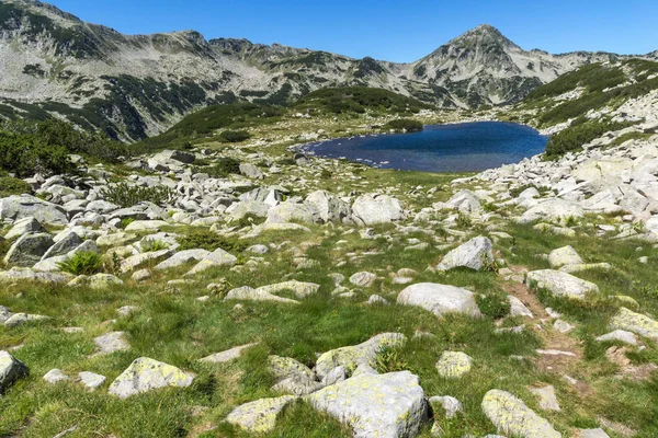 Amazing Landscape of The Frog lake, Pirin Mountain — Stok Foto