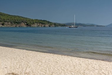 Panoramik Stiladario Beach adlı Sithonia Yarımadası, Chalkidiki, Orta Makedonya
