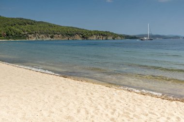Panoramik Stiladario Beach adlı Sithonia Yarımadası, Chalkidiki, Orta Makedonya