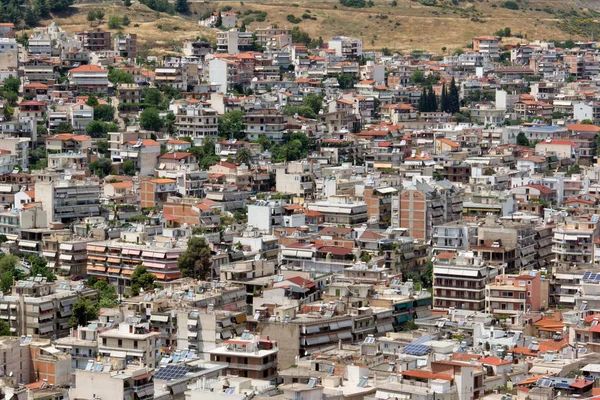 Lamia şehrin panoramik görünüm