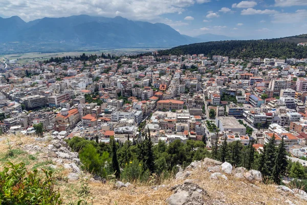 Lamia şehrin panoramik görünüm