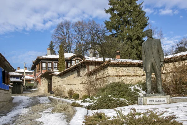 Koprivshtitsa, Bulgária - 2013. December 13.: Todor Kableshkov House Museum-történelmi város Koprivshtitsa, Sofia régió — Stock Fotó